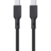 Kabel AUKEY USB-C do USB-C CB-NCC2, 1.8m, Power Delivery 3A 60W, USB 2.0, Czarny | Sklep ITnes.pl, IT for BUSINESS
