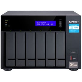 Serwer NAS QNAP Tower TVS-672X-I3-HK - Tower/Intel Core i3-8100T/32 GB RAM/18 TB/6 wnęk/hot-swap