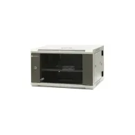 Szafa rack 19" 6U Emiter EM/AH6506, 600 x 550 x 370mm, drzwi blacha|szkło, dwusekcyjna | Sklep ITnes.pl, IT for BUSINESS