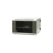 Szafa rack 19" 6U Emiter EM/AH6506, 600 x 550 x 370mm, drzwi blacha|szkło, dwusekcyjna | Sklep ITnes.pl, IT for BUSINESS