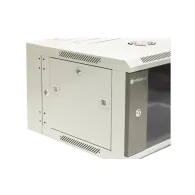 Szafa rack 19" 6U Emiter EM/AH6506, 600 x 550 x 370mm, drzwi blacha|szkło, dwusekcyjna | Sklep ITnes.pl, IT for BUSINESS