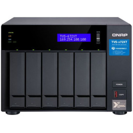 Serwer NAS QNAP Tower TVS-672XT-I5-RW - Tower/Intel Core i5-8400T/16 GB RAM/12 TB/6 wnęk/hot-swap