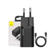 Ładowarka sieciowa Baseus Super Si Quick Charger 1C TZCCSUP-L01 - USB-C, 25W, Czarna