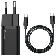 Ładowarka sieciowa Baseus Super Si Quick Charger 1C TZCCSUP-L01 - USB-C, 25W, Czarna