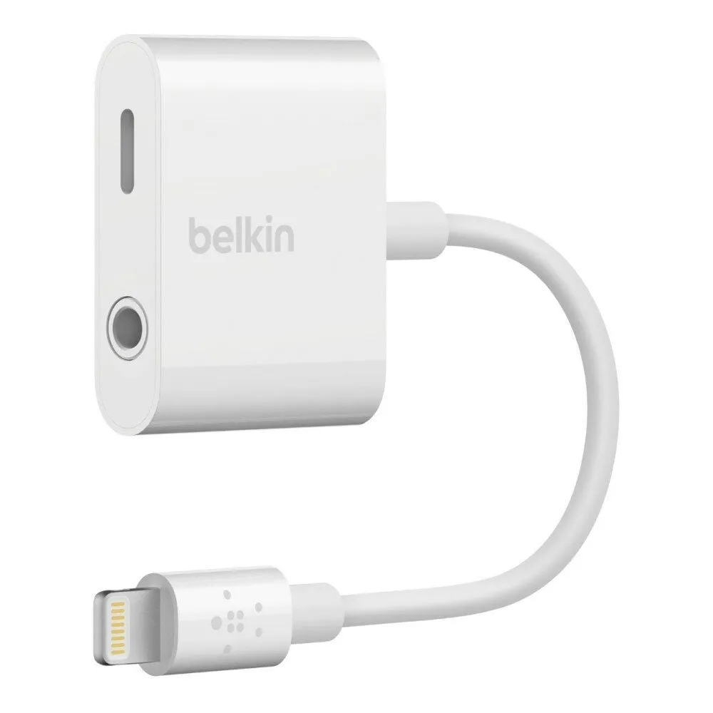 Adapter Belkin Lightning, miniJack + Charge F8J212BTWHT - zdjęcie poglądowe 3