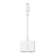 Adapter Belkin Lightning, miniJack + Charge F8J212BTWHT - zdjęcie poglądowe 1