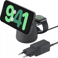 Ładowarka indukcyjna Belkin BoostCharge Pro 2-in-1 Wireless Charging Dock with MagSafe 15W WIZ020VFH36 - Czarna