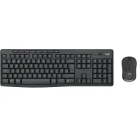 Zestaw bezprzewodowy klawiatury i myszy Logitech MK370 Combo for Business 920-012077 - USB, US, Czarny