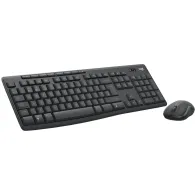 Zestaw bezprzewodowy klawiatury i myszy Logitech MK370 Combo for Business 920-012077 - USB, US, Czarny