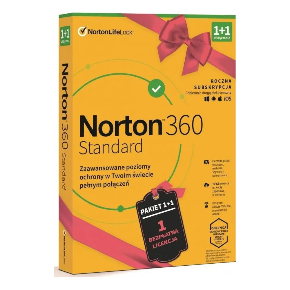 Oprogramowanie Norton 360 Standard 1 rok 21411368, 2 urządzenia | Sklep ITnes.pl, IT for BUSINESS