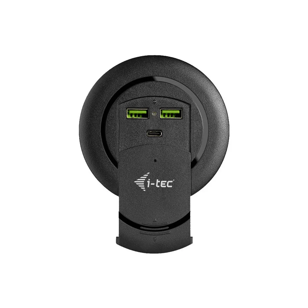 Ładowarka i-tec Built-in Desktop Fast Charger USB-C PD 3.0 3x USB 3.0 QC3.0 96 W CHARGER96WD - czarna | Sklep ITnes.pl - IT for 
