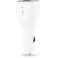 Ładowarka samochodowa Dicota Car Laptop Charger Universal PRO 100W D31932 - 12V i 24V, Biała