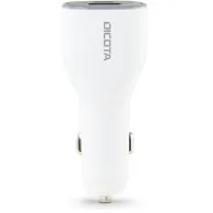 Ładowarka samochodowa Dicota Car Laptop Charger Universal PRO 100W D31932 - 12V i 24V, Biała