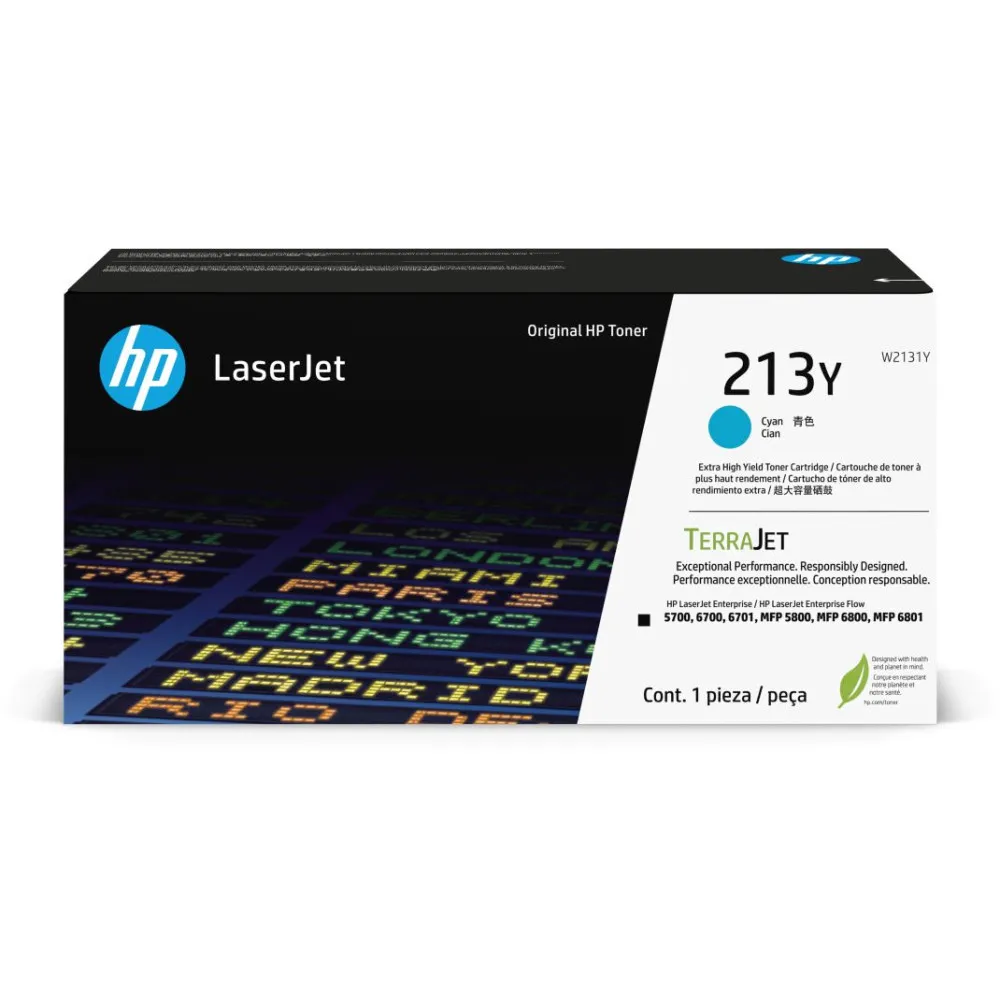 Toner HP 213Y Cyan W2131Y - Oryginał Toner HP 213Y Cyan W2131Y - Oryginał