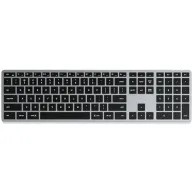 Klawiatura bezprzewodowa Satechi Slim X3 ST-BTSX3M - USB-C, Bluetooth do czterech urządzeń, Szara