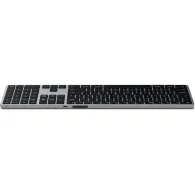 Klawiatura bezprzewodowa Satechi Slim X3 ST-BTSX3M - USB-C, Bluetooth do czterech urządzeń, Szara