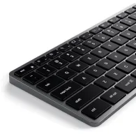 Klawiatura bezprzewodowa Satechi Slim X3 ST-BTSX3M - USB-C, Bluetooth do czterech urządzeń, Szara