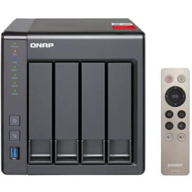 Serwer NAS QNAP Tower TS-451-RGN - Tower/Intel Celeron J1900/8 GB RAM/4 TB/4 wnęki/hot-swap