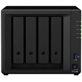 Serwer NAS Synology Desktop Plus DS420CZ0 - Desktop, Intel Celeron J4025, 6 GB RAM, 2 TB, 4 wnęki, 2 x M.2, hot-swap, 3 lata DtD - zdjęcie 3