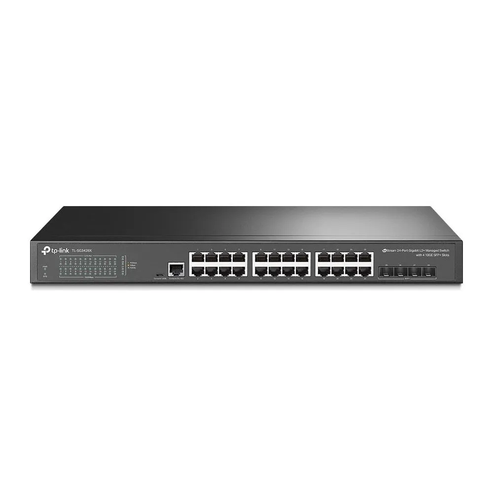 Switch zarządzalny TP-Link TL-SG3428X, 24x 10|100|1000Mbps, 4x 10Gbps SFP, VLAN, QoS | Sklep ITnes.pl, IT for BUSINESS