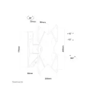 Uchwyt ścienny Neomounts by Newstar Flat Screen Wall Mount 10-40" FPMA-W815 - Czarny