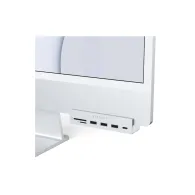Replikator portów Satechi USB-C Clamp Hub ST-UCICHS - Hub do iMac M1 i M3 24" i 27" Studio Display 2022 USB-C, Srebrny