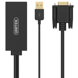 Adapter Unitek Y-8711 - VGA + Audio / HDMI