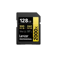 Karta pamięci Lexar SDXC 128 GB Professional 2000x LSD2000128G-BNNNG - UHS-II, 300MB|s|260MB|s, C10, V90, U3