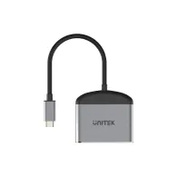 Replikator portów Unitek USB-C na HDMI 8K, USB-A, USB-C D1102A - 100W
