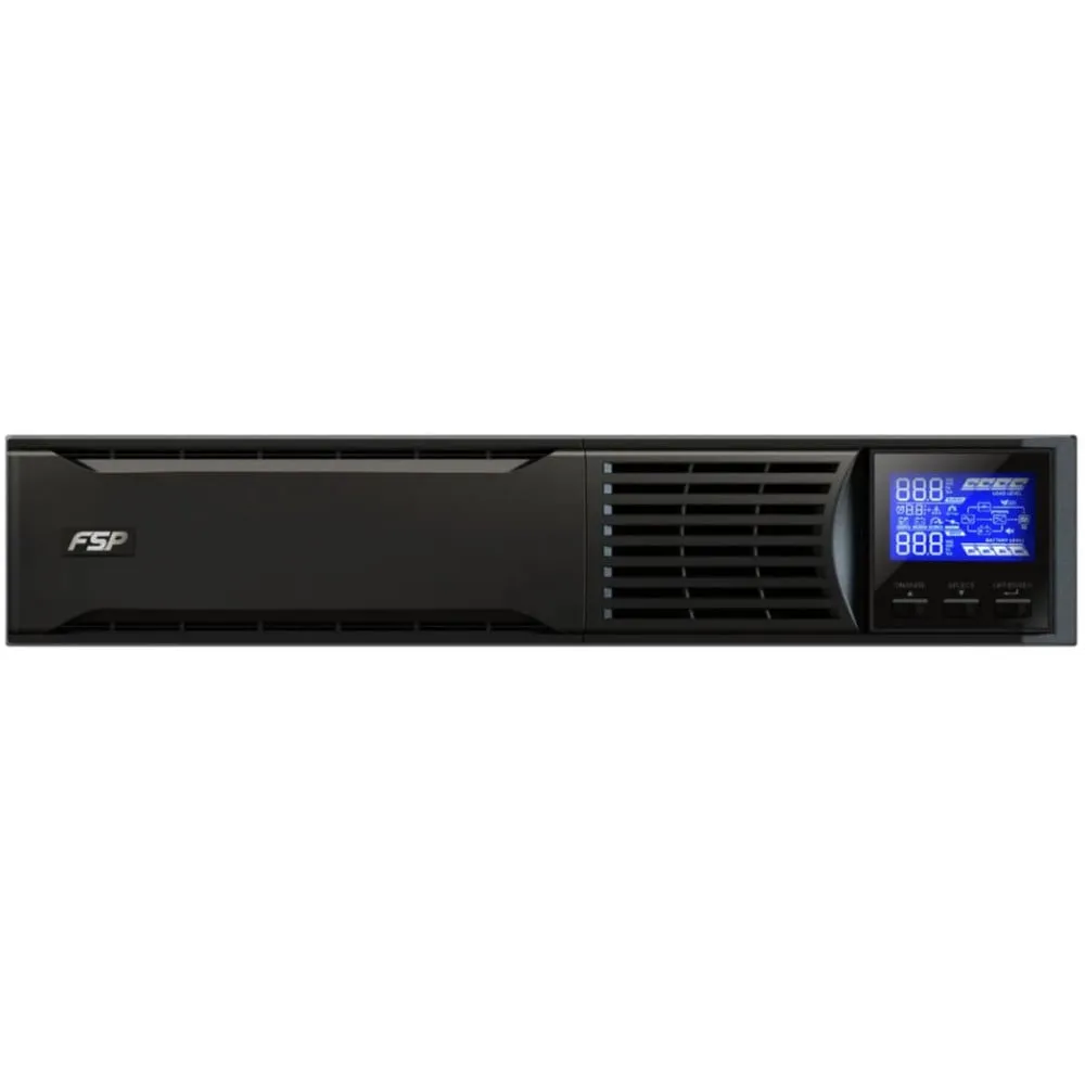 Zasilacz awaryjny UPS FSP/Fortron Champ 1K Rack PPF9001401, Rack 1U, 3 gniazda schuko, 1000VA|900W, Topologia online | Sklep ITn