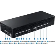 Monitor Samsung Odyssey Ark G9 G97NC LS55CG970NUXDU, 54,3", 3840x2160 (4K), 165Hz, zakrzywiony, VA, HDR, 1 ms, pivot, Czarny | S