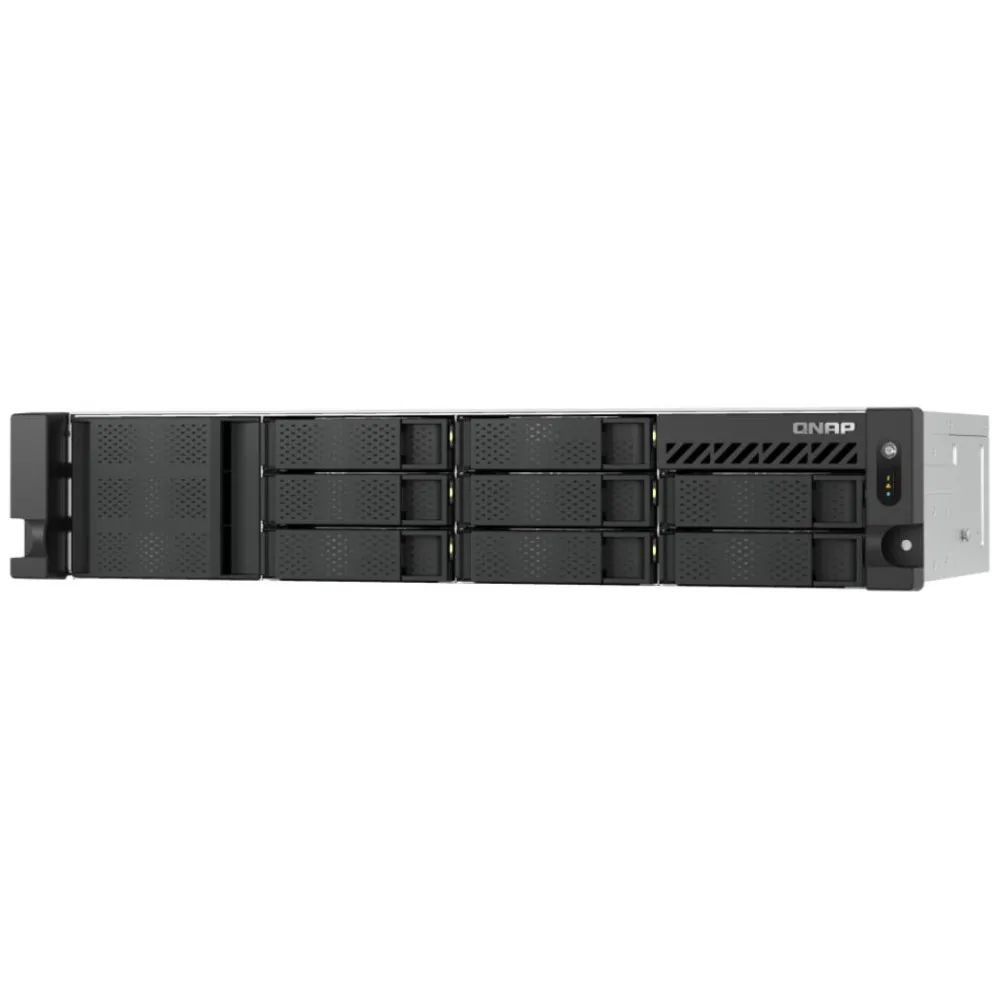 Zdjęcie produktu Serwer NAS QNAP Rack TS-855EU-RP-8G - Rack (2U)/Intel Atom C5125/8 GB RAM/8 wnęk/3 lata Carry-in