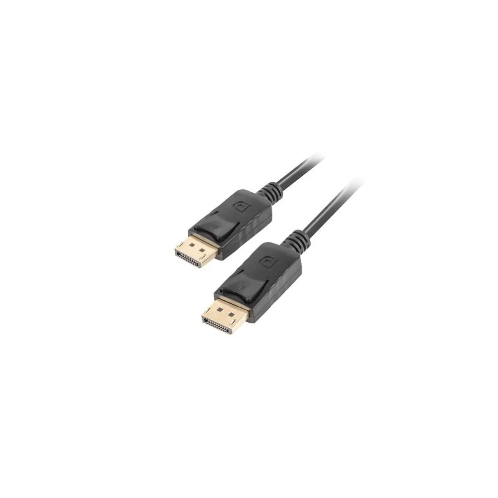 Kabel Lanberg DisplayPort 1.2 CA-DPDP-10CC-0005-BK, 50 cm, Czarny | Sklep ITnes.pl, IT for BUSINESS