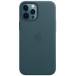 Etui skórzane Apple Leather Case z MagSafe MHKK3ZM/A do iPhone 12 Pro Max - Niebieskie