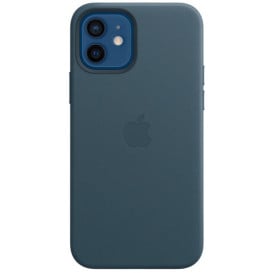 Etui skórzane Apple Leather Case z MagSafe MHKE3ZM/A do iPhone 12, 12 Pro - Niebieskie