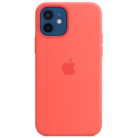 Etui silikonowe Apple Silicone Case z MagSafe MHL03ZM/A do iPhone 12, 12 Pro - Różowe