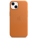 Etui skórzane Apple Leather Case z MagSafe MM103ZM/A do iPhone 13 - Brązowe