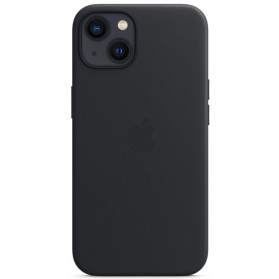 Etui skórzane Apple Leather Case z MagSafe MM183ZM, A do iPhone 13 - Czarne - zdjęcie 3
