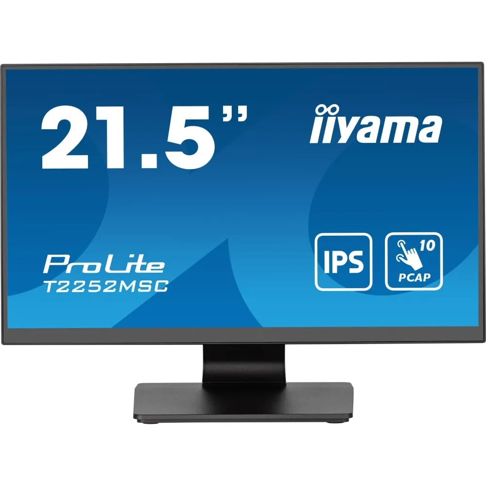 Monitor iiyama ProLite T2252MSC-B2, 21,5", 1920x1080 (FHD), IPS, 5 ms, MT, Czarny | Sklep ITnes.pl, IT for BUSINESS
