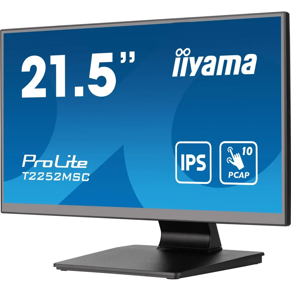 Monitor iiyama ProLite T2252MSC-B2 - 21,5"/1920x1080 (Full HD)/IPS/5 ms/dotykowy/Czarny