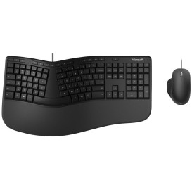 Zestaw klawiatura i mysz Microsoft Ergonomic Desktop RJU-00013 - Czarny