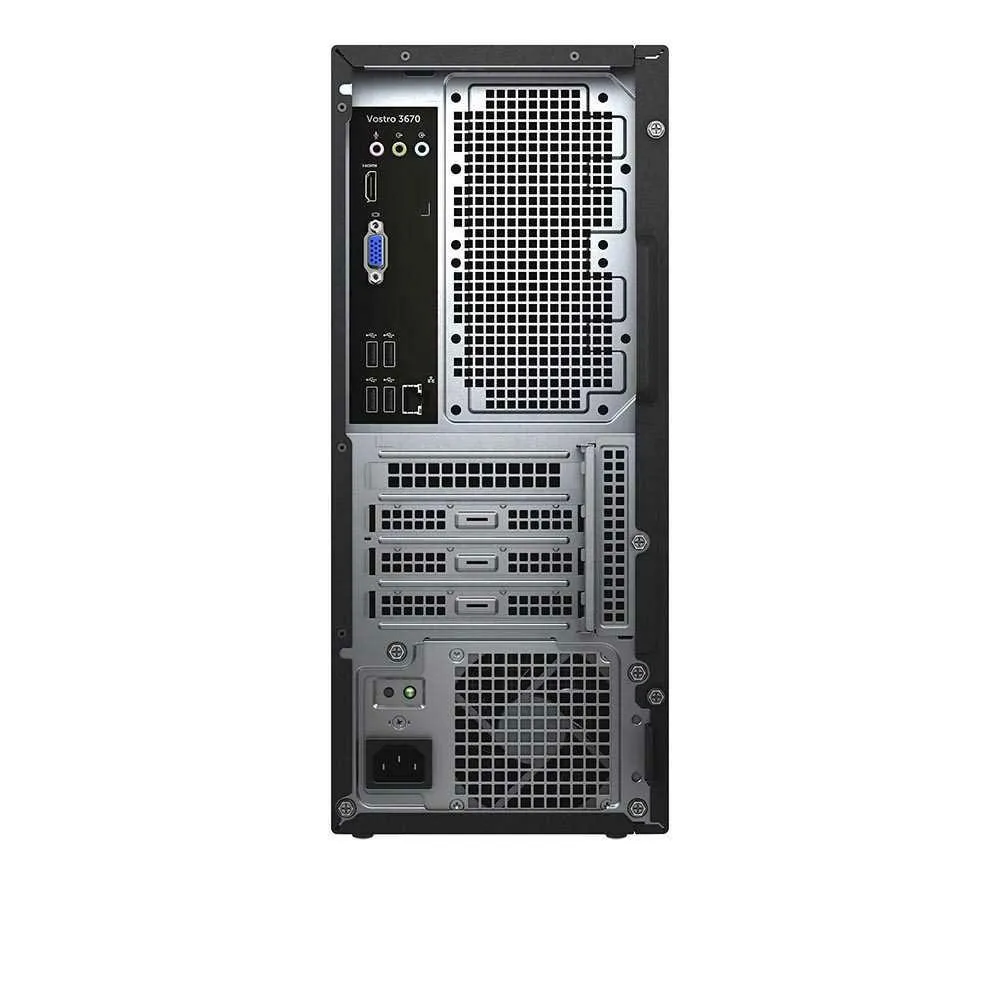 Komputer Dell Vostro 3670 N109VD3670BTPCEE01_1901 - Tower/i5-8400/RAM 4GB/HDD 1TB/Wi-Fi/DVD/Windows 10 Pro/3 lata On-Site - zdjęcie
