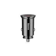 Ładowarka samochodowa Baseus Baseus Circular Plastic CCALL-YS01 - 30W QC4.0+, USB-C, USB-A, Czarna
