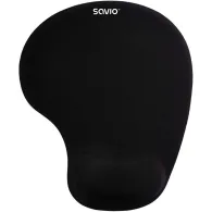 Podkładka pod mysz Savio - żelowa, czarna - MP-01B | Sklep ITnes.pl - IT for BUSINESS