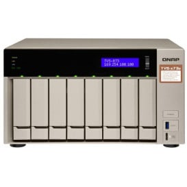 Serwer NAS QNAP Tower TVS-873E-P6 - Tower/AMD R-Series RX-421BD/64 GB RAM/32 TB/8 wnęk/hot-swap/3 lata Carry-in