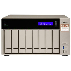 Serwer NAS QNAP Tower TVS-873E-GVW - Tower/AMD R-Series RX-421BD/64 GB RAM/72 TB/8 wnęk/hot-swap/3 lata Carry-in