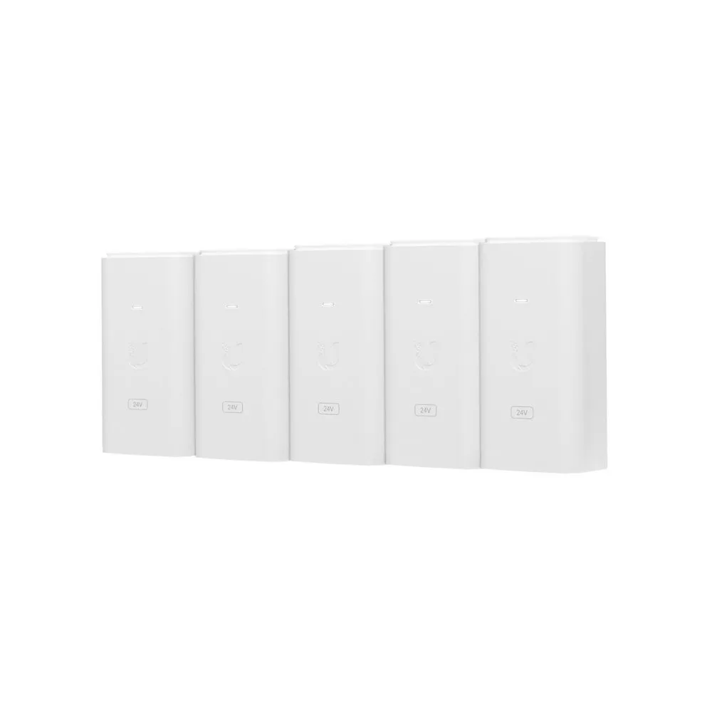 Zasilacz POE Ubiquiti POE-24-12W-5P - 24W, Passive PoE, 5 urządzeń w opakowaniu