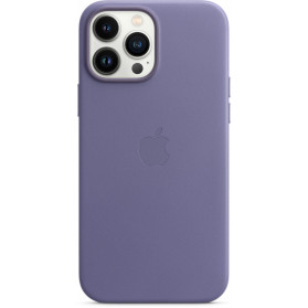 Etui skórzane Apple Leather Case z MagSafe MM1P3ZM, A do iPhone 13 Pro Max - Fioletowe - zdjęcie 1