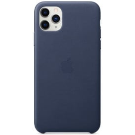 Etui skórzane Apple Leather Case MX0G2ZM/A do iPhone 11 Pro Max - Granatowe