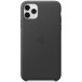 Etui skórzane Apple Leather Case MX0E2ZM/A do iPhone 11 Pro Max - Czarne